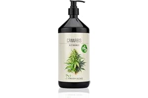 GREEN HOME LOVE NATURE Green Home Engrais de floraison de chanvre et de cannabis | 1 litre de concentré pour intérieur/extérieur/autofloraison, équilibre NPK 5-5-7 | Nutriments minéraux, favorise de magnifiques fleurs,