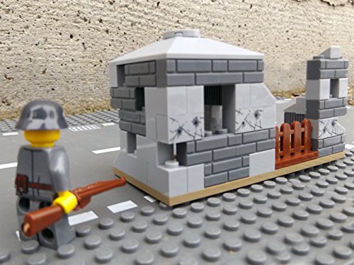Modbrix 50333 – ✠ Wehrmacht Bunker inkl. Custom Minifigur Wehrmacht Soldat und umfangreiche Bewaffnung ✠ - 5