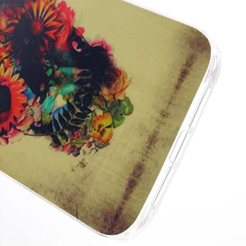 Coque2mobile          Carcasa TPU Silicona para Huawei Ascend G8  de calavera