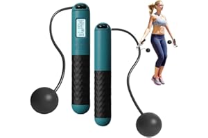PTOSYAPE Skipping Rope Without Rope, Skipping Rope With Counter, Skipping Ropes For Adults, Wireless Skipping Rope With Counter, Gravity Ball Jump Rope, Gravity Ball Skipping, cordless skipping ropes