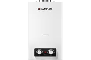 CAMPLUX BD300 Chauffe-Eau à Gaz Indoor 11L/min, Bas NOx/ErP, Butane (28-30 mbar)/ Propane (37 mbar), 3V, 22 kW, Chambre Scellée