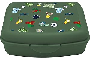 NERTHUS FIH 1348 Boîte alimentaire pour enfants Football, boîte à lunch légère et facile à nettoyer