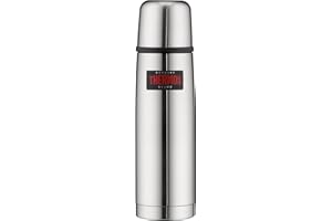 Thermos, Bottiglia termoisolata Leggera e compatta, Acciaio Inox Satinato, Acciaio Inox, Acciaio Inox, 0.5 Liter