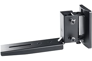 Teufel Lautsprecher Wandhalter Modell AC 7500 SM für Kompakt-Lautsprecher Metall Wandhalter - schwarz