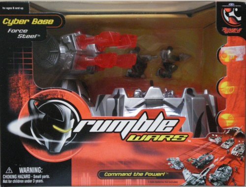 Preisvergleich Produktbild Rumble Wars CYBER BASE w / 4 Cyber Troopers by Trendmasters