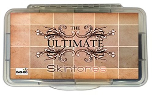 The Ultimate Skin Tones Palette (Alcohol Activated Make-up) Non cruelty - Vegan friendly By Dashbo