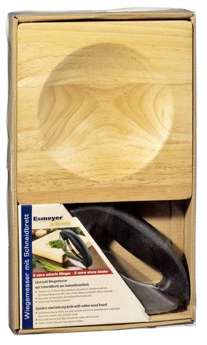 Esmeyer 291-201 Wiegemesser SWING Doppelklinge aus Spezialstahl, ergonomisch geformter Griff aus Kunststoff, - 2