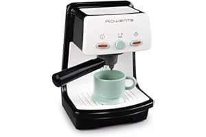 Smoby - Rowenta Espresso - Cafetera para niños - Taza y cafetera extraíbles - Funciones de Sonido y luz - A Partir de 3 años