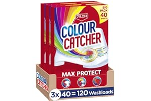 Colour Catcher Max Protect Laundry Sheets, Helps to Prevent Colour Run and Protects Brightness – 120 Sheets