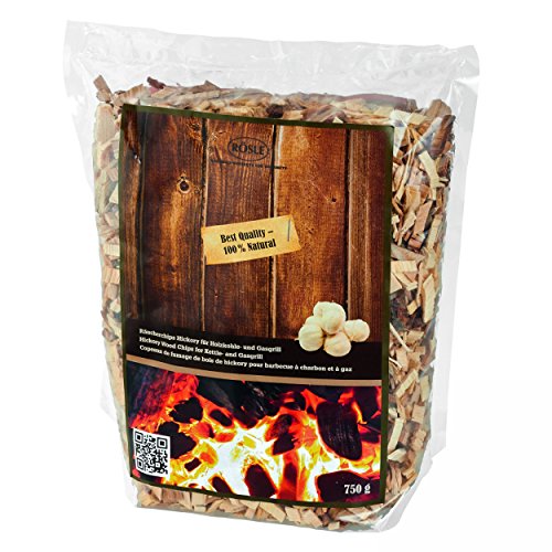 Rösle KS0330 RÖSLE Räucherchips Apfel, Buche, Kirsche und Hickory 4er-Set - 4