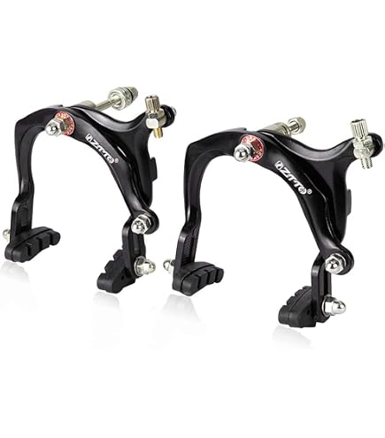 ANCLLO Fahrradbremsen Langarm Rennrad C-Form Mechanischer Doppelschwenkbremssatz Ersatzteile Zubehör Sport & Freizeit