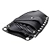 Anself Leather Barber Scissor Hairdressing Holster Pouch Holder Case with Waist Shoulder Belt Rivet Clips Bag