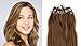 Loop Micro Ring Remy Human Hair EXTENSION fashion Colors 12# Light Golden Brown,50g,100S 18"