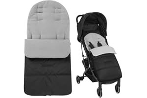 EBKCQ Sacco Termico Passeggino Universale, Coprigambe Passeggino Invernale, Sacco Termico per Bebè, Impermeabile Antivento Coperta Passeggino Invernale per da 0 a 3 anni Baby