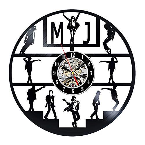 Gullei.com Decorative Michael Jackson Design Vinyl Record Wall Clock