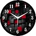 IT2M Round Wall Clock With Glass For Home / Bedroom / Living Room / Kitchen (Red) RS.699.00