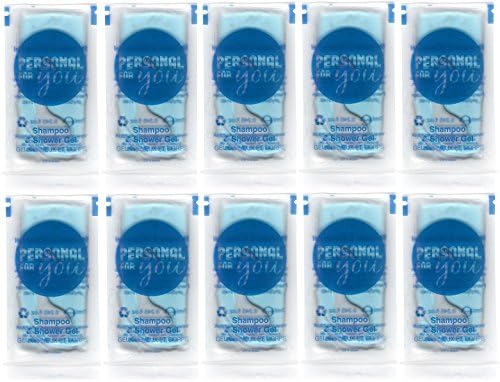 Personal for you 2-in-1 Shampoo &amp; Shower Gel Sachet, 7 ml - Pack of 10
