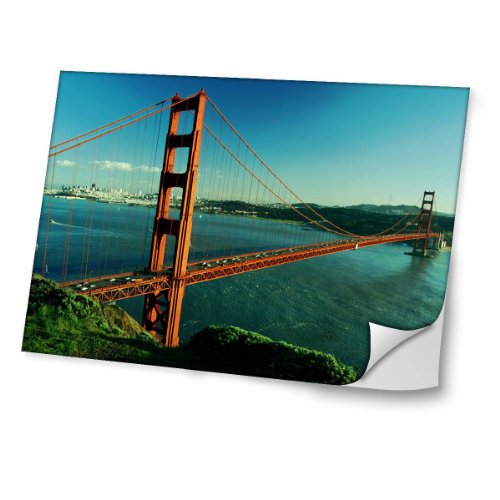 Villes 10020, USA, Autocollant Vinyl Adhésif Dessin Coloré et Effet de Cuir pour Les Portable Tactile et Ordinateurs Portables pour Laptop 12.5"