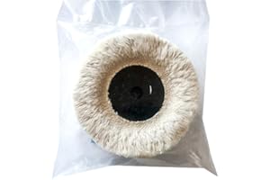 BUZZUFY La Roue en Coton Polirapid est en Coton Extra Doux pour polir Tous Les matériaux 100 x 25 mm