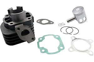 2EXTREME 50ccm 12mm kit cylindre compatible pour EXPLORER ATU Iron, Kallio, Race GT, Speed, Spin GE 50cc