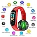 Produktbild Msxx Fitness Bracelet, Color Screen Smart Wristband, Dynamic Heart Rate/Blood Pressure Detection/Blood Oxygen Monitoring/Sleep Monitoring/Pedometer/Bluetooth Link, Für iPhone Und Android,Red