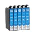 Produktbild 5 Druckerpatronen kompatibel zu Epson 27-XL, T2702, T2712 (Cyan) passend für Epson WorkForce WF-3600 WF-3620DWF WF-3620WF WF-3640DTWF WF-7110DTW WF-7600 WF-7610DWF WF-7620DTWF