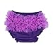 La Vogue Baby Girls Boys Ruffle Pants Knickers Bloomers Nappy Cover (M, Purple)