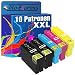 Produktbild PlatinumSerie 10x Tinten-Patrone XXL TE3471 TE3472 TE3473 TE3474 ersetzt Epson Workforce Pro WF-3720DW WF-3720DWF WF-3725DWF | Black Cyan Magenta Yellow