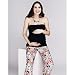 Women's Maternity Tropical Print Palazzo Trouser - Black Pattern 18