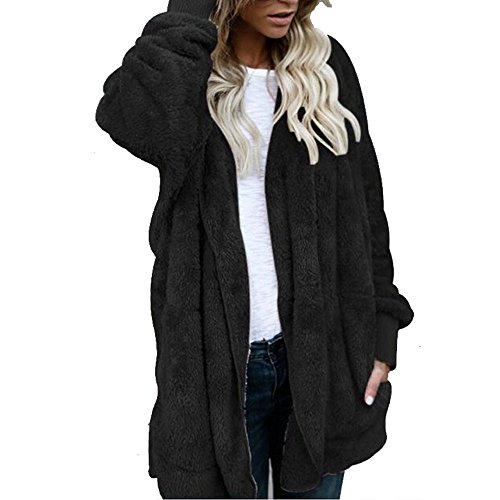 LOPILY Christmas Women Hooded Charming Beatuiful Long Coat Jacket Hoodies Parka Outwear Cardigan Coat