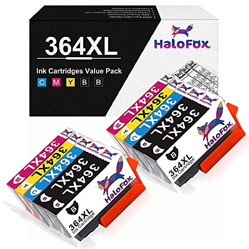 HaloFox Cartuchos de Tinta Compatible para HP 364XL para HP DeskJet 3520 3070A OfficeJet 4620 Photosmart 5510 5514 5515 5520 5524 5525 6510 6520 7510 7520 ...