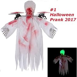 Top Race Halloween Ghost Drone, 6 Gyro 2,4 GHz Flying Ghost Quadcopter Drohne Bester Halloween-Streich. TR-G1