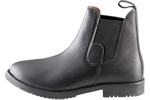 PFIFF REIT/Jodhpurstiefelette, Men's Black Leather Jodhpur Ankle Boots 41