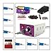 CoastaCloud 10V/220V Adjustable 25,000 rpm fast Professional Electric Nail Art Salon Drill Glazing Machine Manicure Pedicure Kit Art File Bit Acrylic Manicure Pedicure Band with Foot Pedal UK Plug