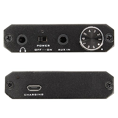 Expresstech @ KopfhÃ¶rer-VerstÃ¤rker Tragbar KopfhÃ¶rerverstÃ¤rker Stero Cinch Mini-Stereo-Audio VerstÃ¤rker Digital Signal Endstufe Elektrische Digital Signal Amplifier mit 3,5mm Audio Buchsen Ausgang fÃ¼r Lautsprecher Auto KFZ PKW Motorrad Tablet PC Smartphone TV iPhone iPad iPod Notebooks usw