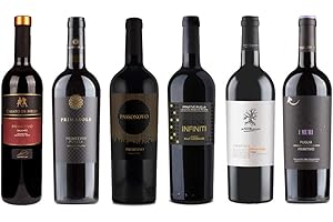 ‎FABELHAFTE GESCHENKE 6er Probierpaket Primitivo zum Kennenlernen | Rotwein aus Apulien | trocken | 6 x 0,75 L.