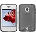 Produktbild PhoneNatic Case für LG L30 Hülle Silikon grau S-Style + 2 Schutzfolien