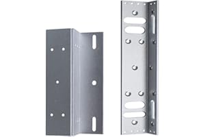 AOAMZ ZL Support Soutien Happe de Fixation pour la Serrure Magnétique Electrique de Force de Maintien 280KG 600lbs Porte Simple pour Le Système de Contrôle d'Accès (Z&L Stents)