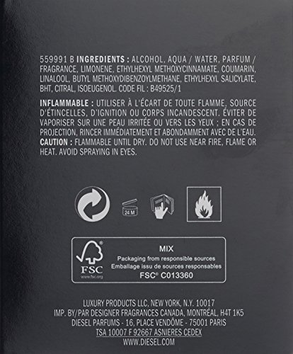 Diesel Only the Brave Men Tattoo homme / men, Eau de Toilette Vaporisateur / Spray 75 ml, 1er Pack (1 x 1 Stück) - 2