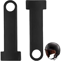 XOUDKE Chiusura A Fibbia Per Casco Moto | 2 Pezzi Antifurto | Sgancio Rapido | In Metallo Nero Resistente - Foto 10