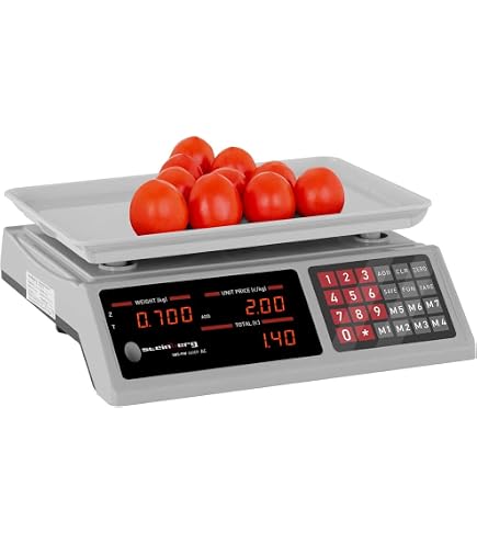 Balance électronique Steinberg SBS-TW-30 - Précision ±1g Jusqu'à 30kg - Écran LED, Plateau Inox 21x27cm - Port RS-232