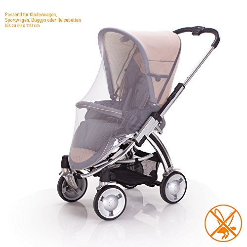 DIAGO Universal-Moskitonetz für Kinderwagen und Reisebetten Kinderwagenzubehör - 3