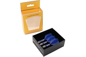 CUESOUL Rost T19 Eje de dardo Integrado y Forma estándar Grande de Vuelo, Juego de 3