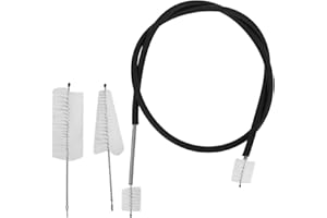 DEMERAS French Horn Brush Cleaning Rope Brush Kit Horn Musical Instrument Clean Tool Set for Trumpets, Bugles, Post Horns, Euphoniums, Tubas, Playing Accessories,Cleaning, repair and maintenance