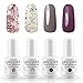 Gellen Brand Gel Nail Polish 4PCS Kits Soak Off UV LED Colour Varnish Manicure Nail Salon Set 8ml #1