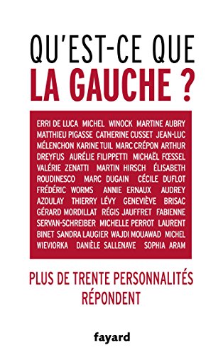 Qu'est-ce que la gauche ? Qu'est-ce que la gauche ?