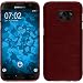 Produktbild PhoneNatic Case für Samsung Galaxy S7 Hülle Silikon rot brushed Cover Galaxy S7 Tasche + 2 Schutzfolien