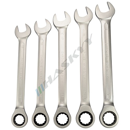 Ratschenschlüssel Ring Maul Ratsche Schlüssel Satz 8-19mm Werkzeug Set 12 tlg - 5