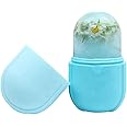 (Mini Capsule Black) - Ice Roller for Face and Eye, Upgrated Ice Facial Roller,Facial Beauty Ice Roller Skin Care Tools, Ice Facial Cube, Gua Sha Face Massage, Silicone Ice Mould for Face Beauty (B...