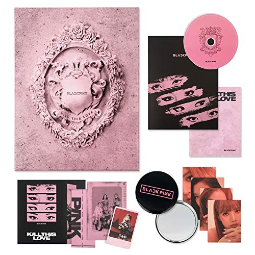 Preisvergleich Produktbild BLACKPINK 2nd Mini Album - Kill This Love [ PINK Ver. ] CD + Photobook + Photo Zine + Lyrics Book + Photocards + Polaroid Photocard + Sticker Set + On Pack Poster + OFFICIAL POSTER + FREE GIFT